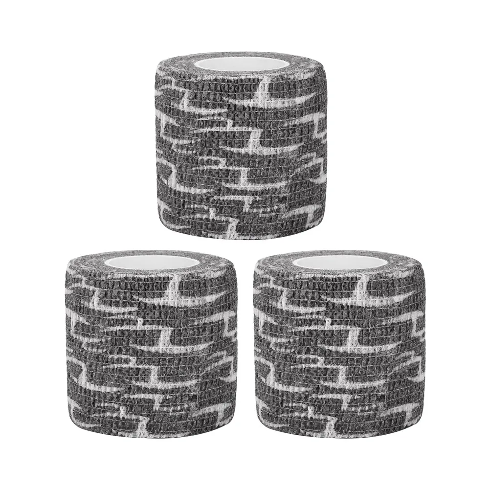 

3 шт. эластичных нетканых самоклеящихся тейпов для татуировок, для машинок, студийных принадлежностей, для обмотки лодыжек, запястий, пальцев