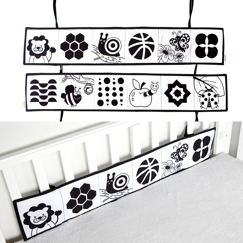 Livro de treinamento visual do bebê, envoltório da cama, lágrima não podre, pode morder livro de pano, série colorida brinquedos, atacado, novo