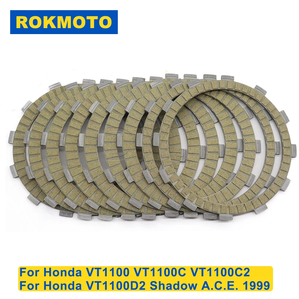 Fit For Honda VT1100 VT1100C VT1100C2 VT1100C3 Shadow Sabre A.C.E. Tour 1995-2007 Motorcycle Clutch Plate Friction Disc Kits