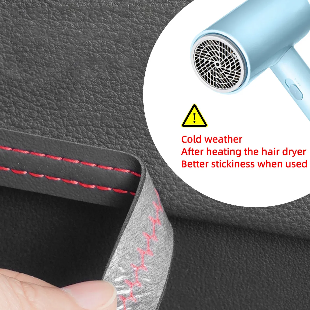 General Motors decorative strip Pu leather DIY woven decorative line strip door dashboard sticker car interior accessories