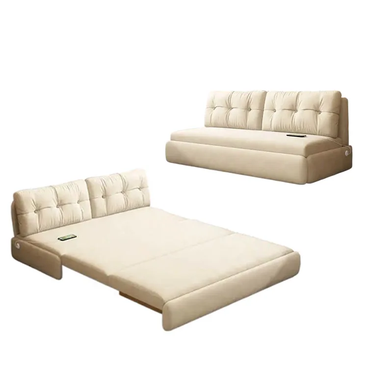 

New small family folding sofa living room dual-purpose multifunctional drawable sofa bed