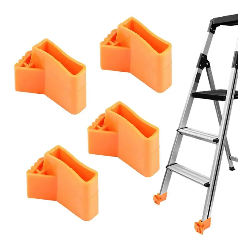 

Ladder Feet Rubber Pads Ladder Feet 4X Stabilizer Non Slip Rubber Cover For Legs Protector Coaster Furniture Stairs Outdoor