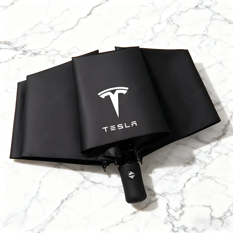 

Car Umbrellas For Tesla Model 3 Model S Model X Model Y SpaceX Outdoor Parasol Folding Sunshade Car Logo Umbrellas Car Sticker