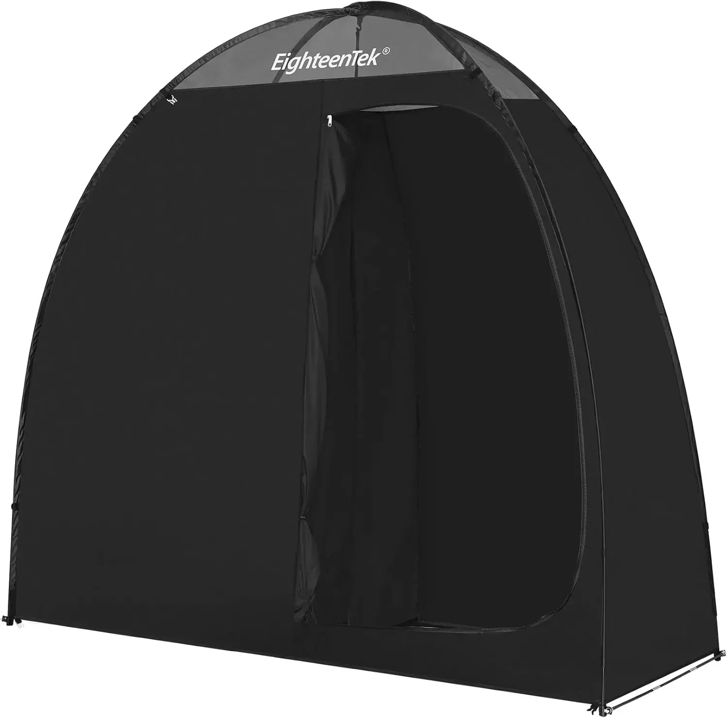 Tent Changing Room with Fixed Floor 2 Rooms and Doors Outdoor Pop Up Camping Toilet Portable Privacy Dressing Shelter