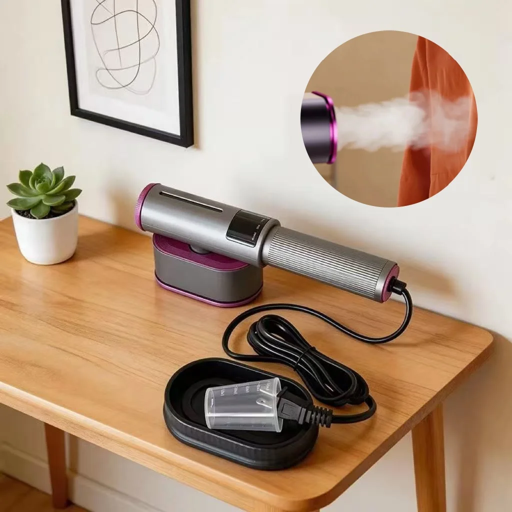XIAOTREE Fer à vapeur portatif domestique, petit fer électrique portable haute puissance, fer à repasser à sec et à vapeur pour vêtements suspendus