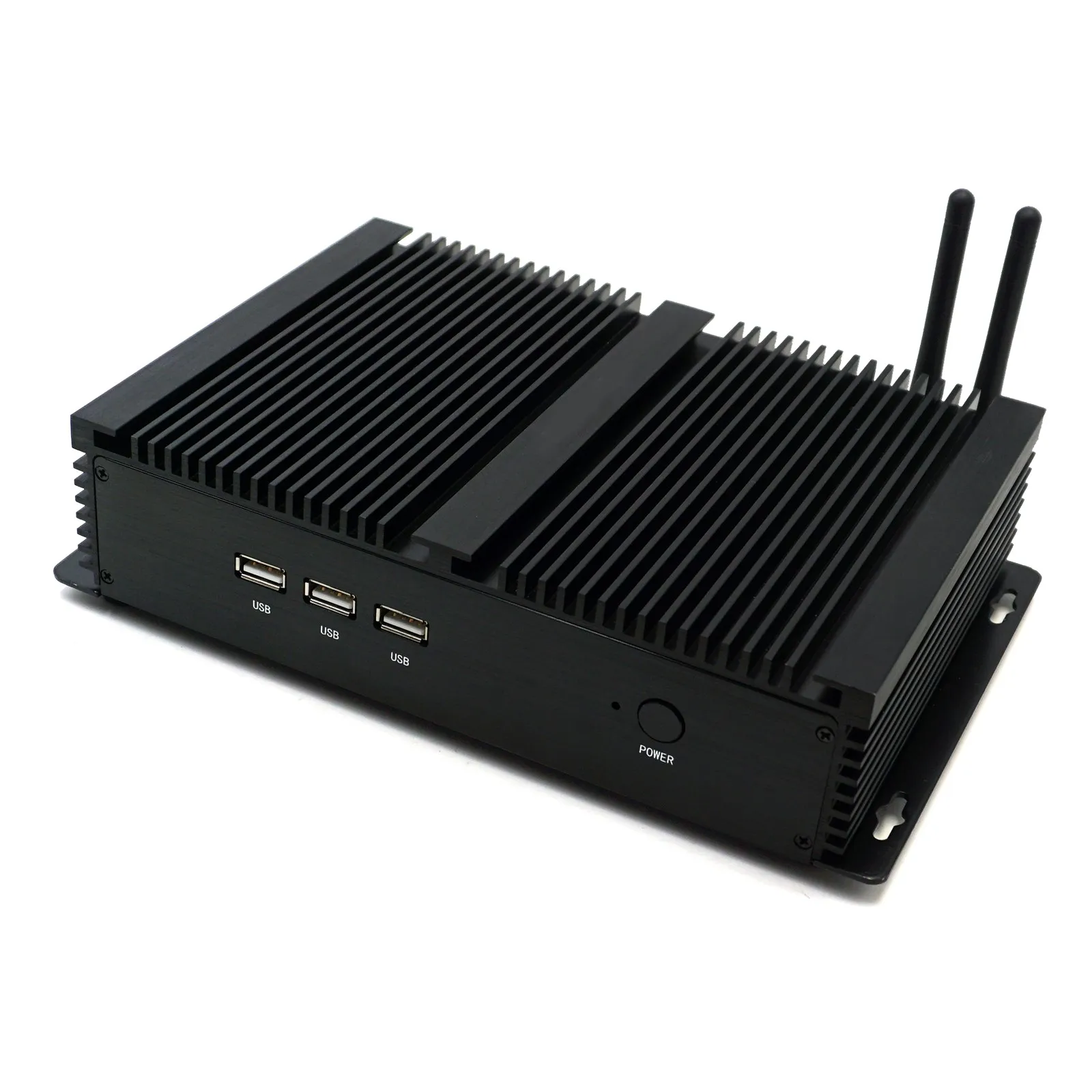 Fabriek Intel Celeron 2955u Mini Pc Hdmi Vga Windows10 Linux Gigabit Lan Fanless Design Portible Robuuste Industriële Computer