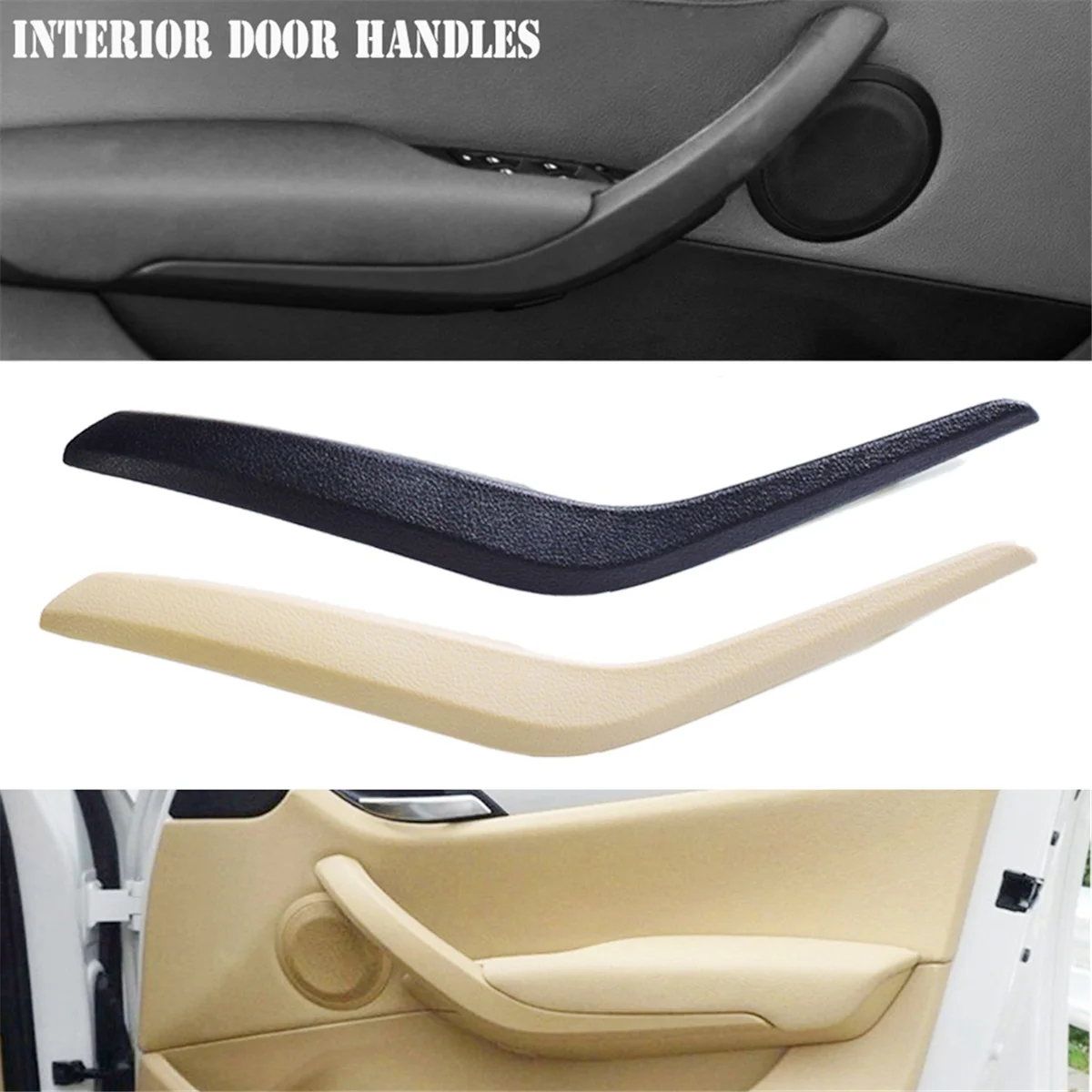 

MBX-tInterior Door Handle Cover Door Armrest Panel Trim Cover for Bmw X1 E84 2010-2016 51412991777,51412991776 Matte