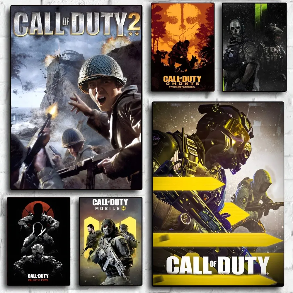 مُلصق لعبة Call of Duty: ديكور مثالي لغرفة المعيشة أو غرفة النوم