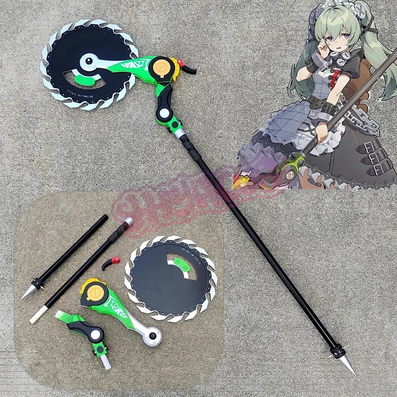 

165CM Corin Wickes Saw Zenless Zone Zero Cosplay Props Weapons Halloween Christmas Fancy Party Costumes Accessories Wig Prop