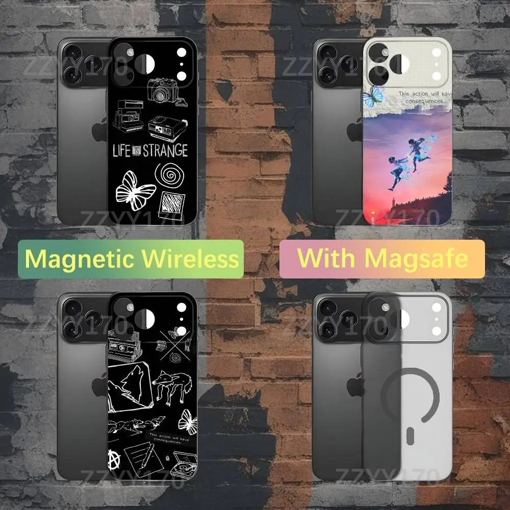 

Чехол для телефона Caulfield Life Is Strange 2, для iPhone 17,16,15,14,13,12, X, XS, Pro, Max, Plus, E, Air, Mini с Magsafe Magnetic Frosted