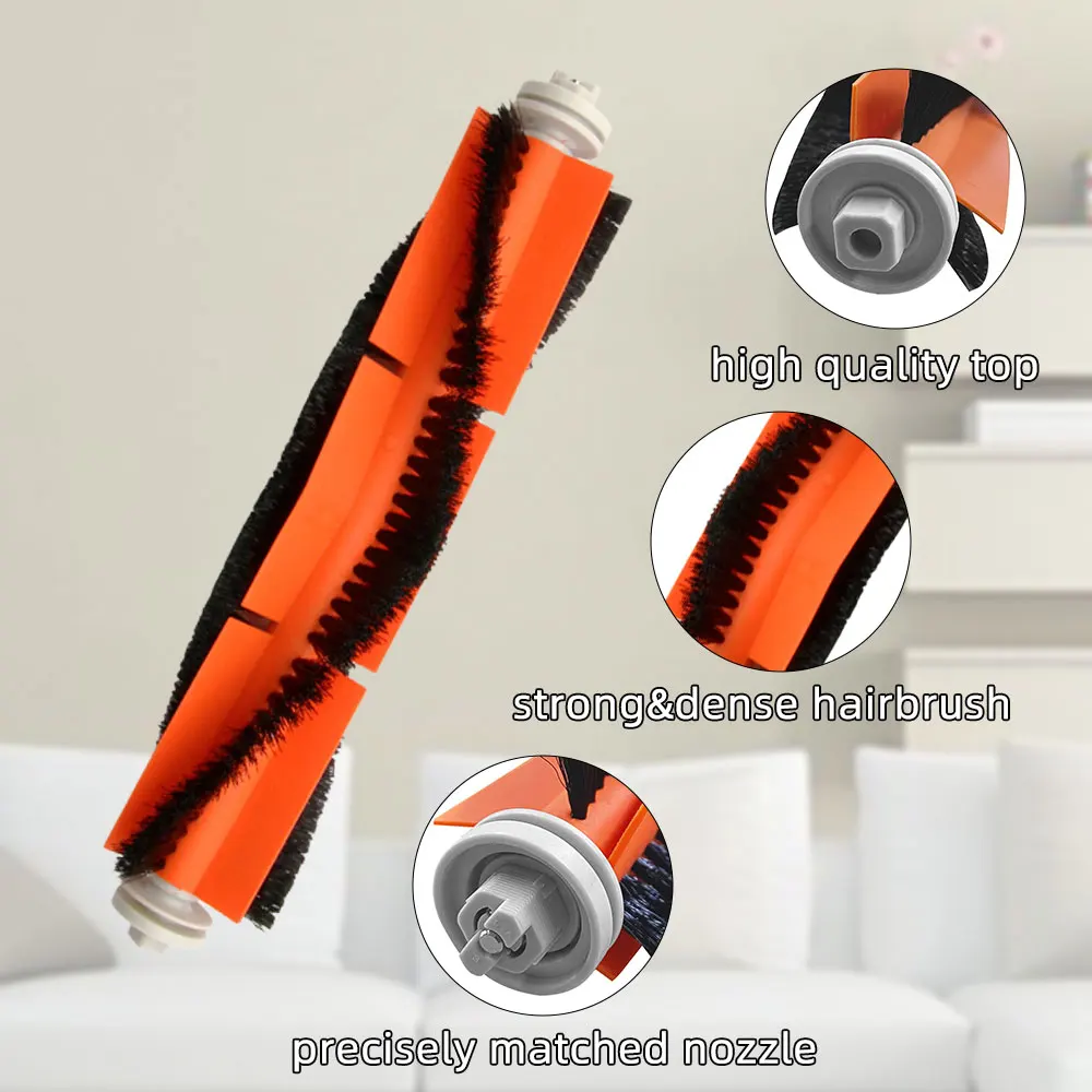 อะไหล่เปลี่ยน D9หุ่นยนต์ดูดฝุ่นสำหรับ Xiaomi dreame Bot สูงสุด/D9ชิ้นส่วนอะไหล่ตัวกรอง HEPA แปรงหลักด้านข้าง