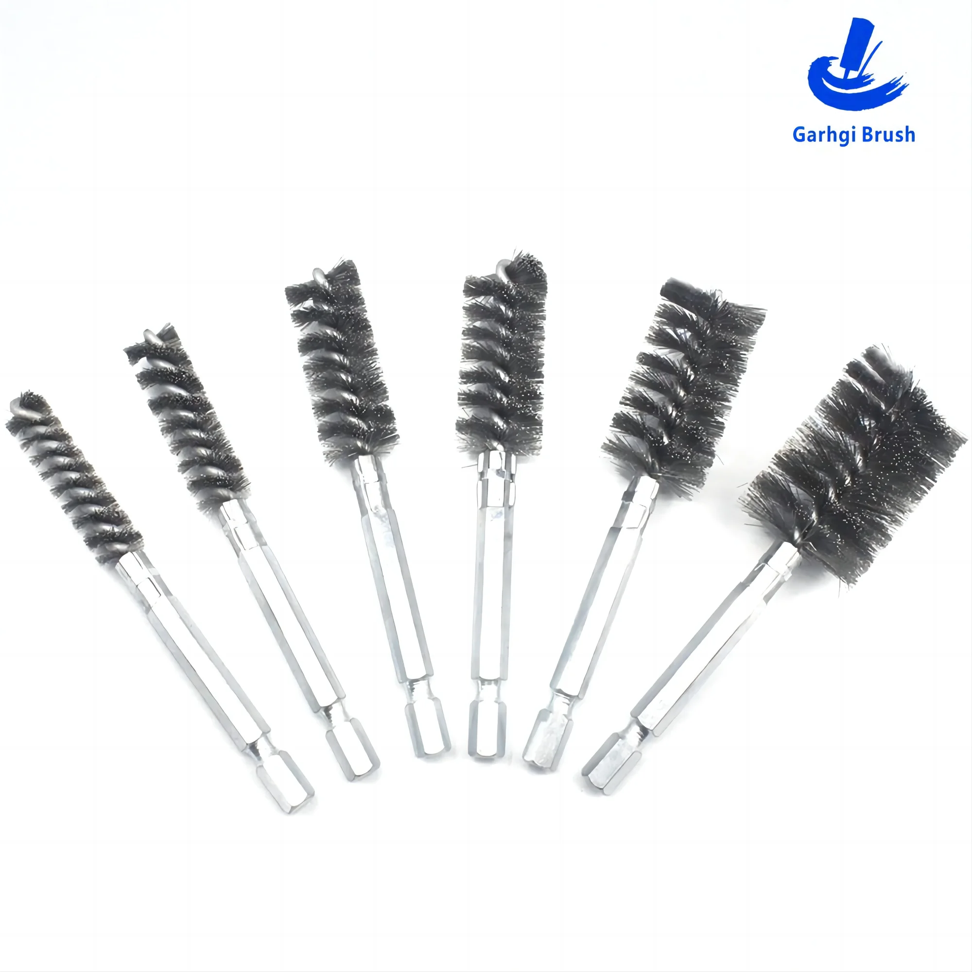 

Wire Brush Drill Bore Cleaning Brush 1/4 Inch Hex Shank Power Drill Impact Driver Golf Shaft Cleaning Tool Electric Wood Iron
