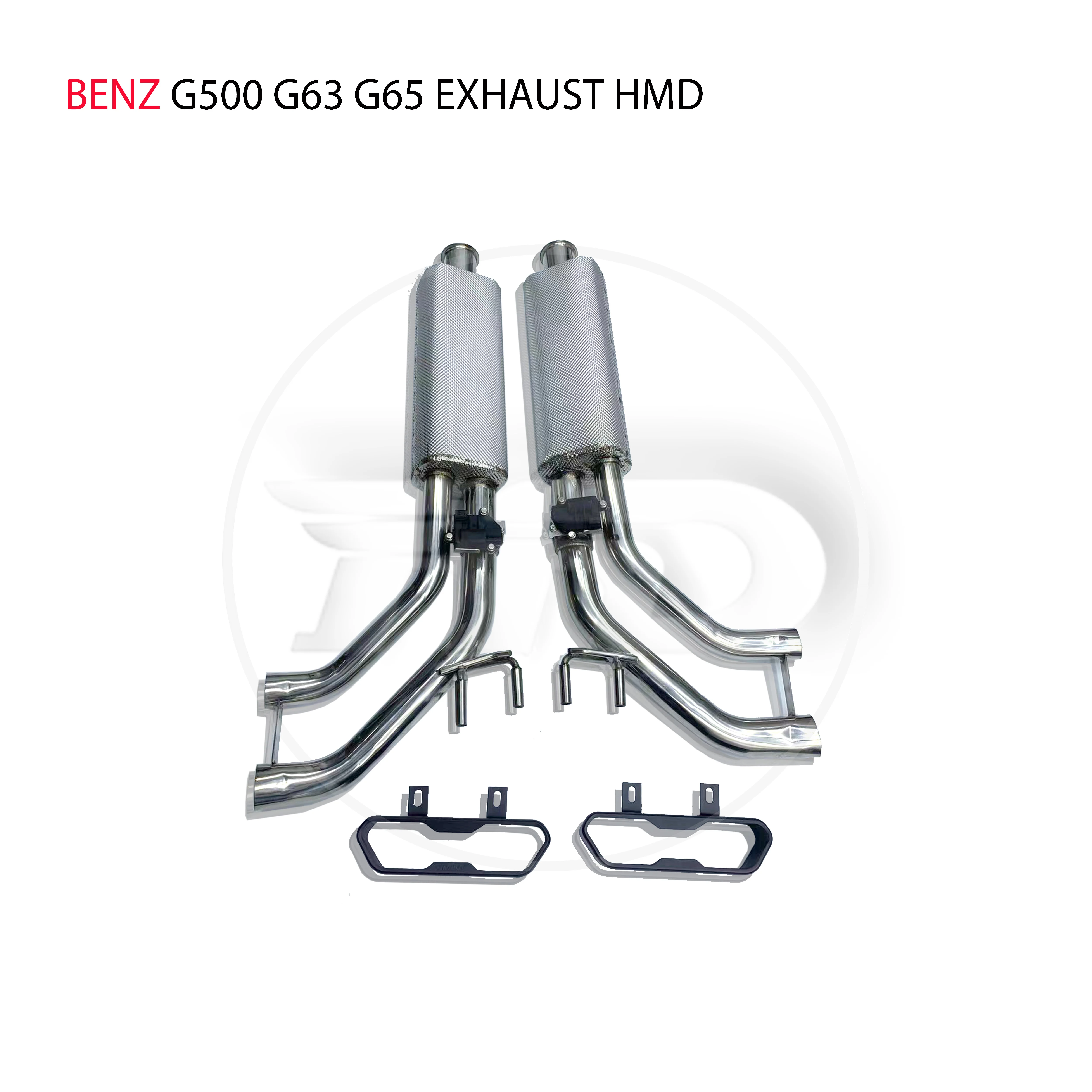 HMD Stainless Steel Exhaust System Four Or Six Out Catback Is Suitable For Benz G500 G63 G65 Modification Electronic Valve