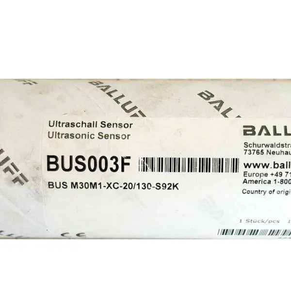 

2026 Bus M30m1-xc-20/130-s92k(bus003f)ultrasonic Sensors With Analog Output Brand New Original Spot Plc