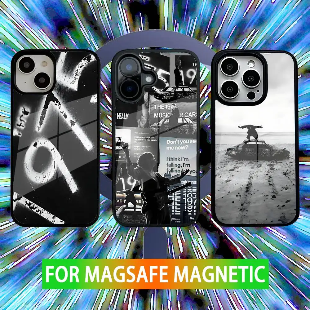 

Band 1975 Phone Case For iPhone 16,15,14,13,12,11,Pro,Max,Plus,Mini,SE New Magsafe Magnetic Wireless Charging