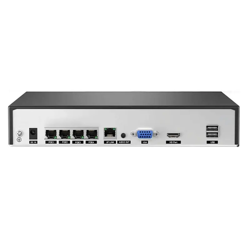 4CH 12MP POE Channel 8TB H.265 Embedded Network Video Recorder High Resolution NVR Recorder