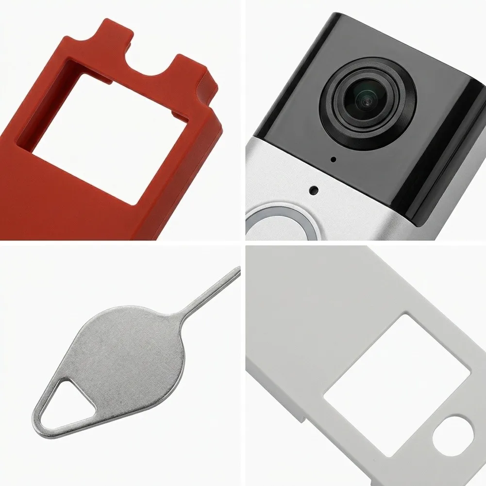 No Drill Doorbell Mount Kit Includes 3 White Sponge Pads 3 Binder Pads 1 Metal Key Tool for Tapo TD21 D210 D235