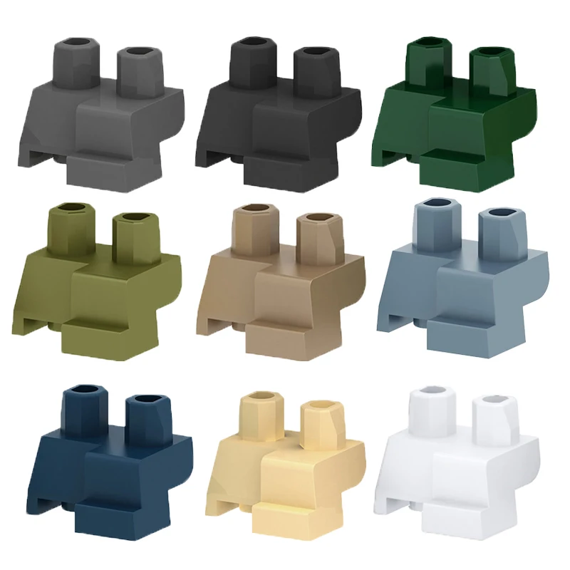 MOC Figurine Body Parts Building Block Arm Squat ขานโปเลียนทหารอัศวินอุปกรณ์เสริม DIY ปริศนามินิของเล่นอิฐของขวัญ A14