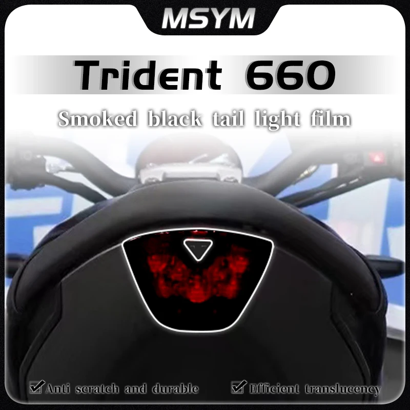 For Triumph Trident 660 TRIDENT660 Headlight film transparent protective film smoked black light film modification accessories