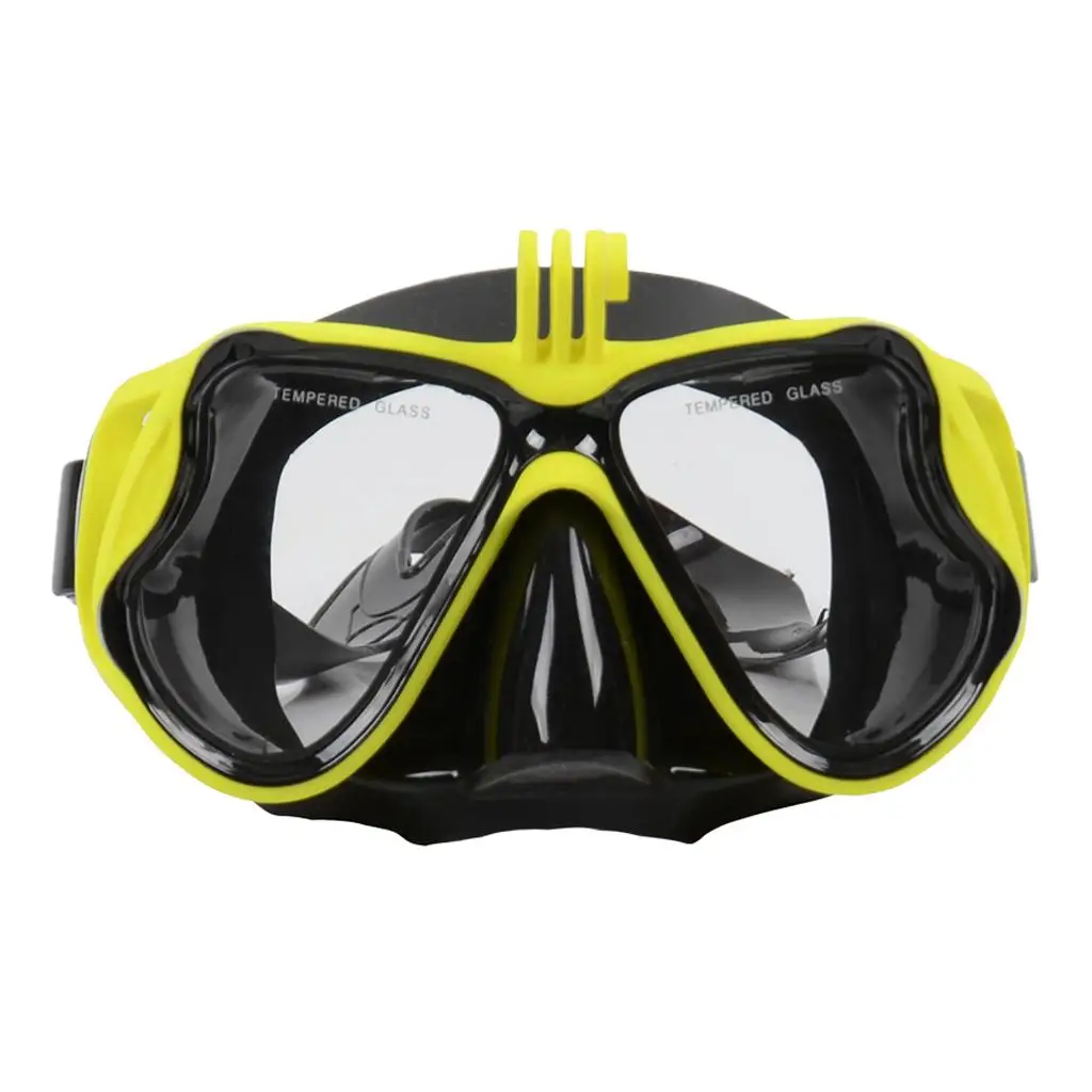 

Camera Mount Diving Mask Scuba Snorkel Swimming Goggles for Camera