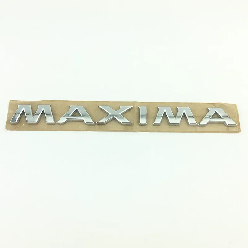 for Xima Car Logo MAXIMA English Alphabet Emblem Rear Trunk Badge Sticker Decal for Nissan Maxima Backup Tailgate Label