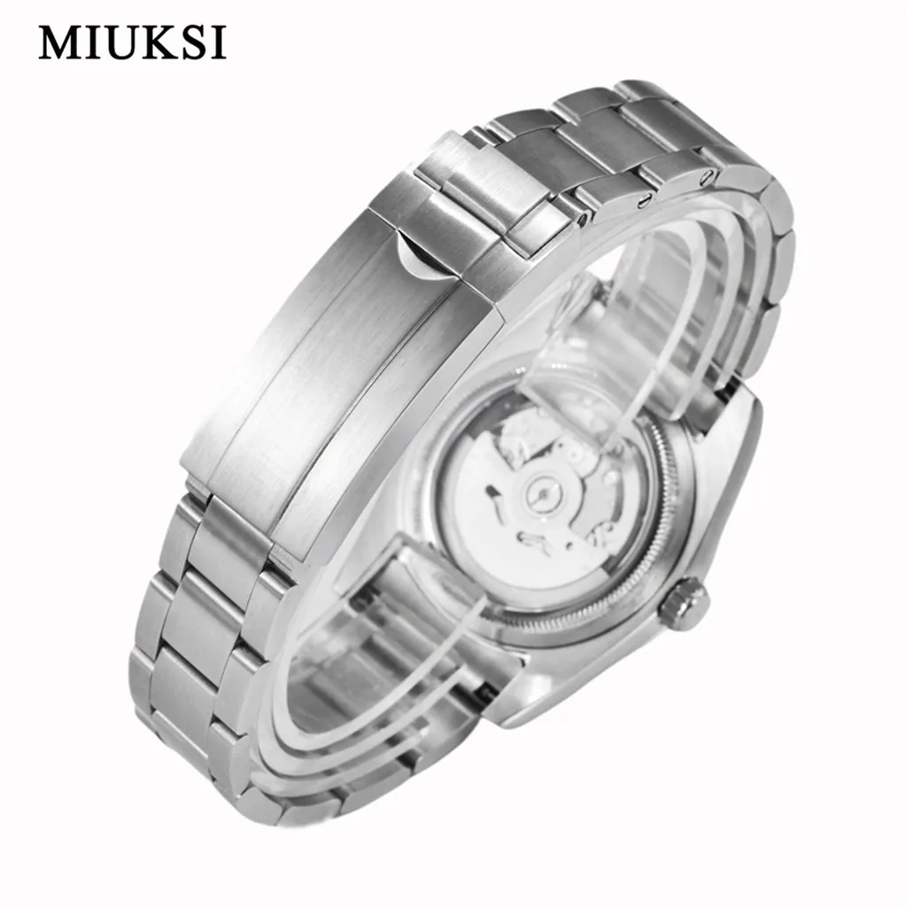 Miuksi 36mm 39mm NH35 Mechanical Watch For Men Watch Automatic Sapphire Stainless Steel Luxury Waterproof Wrist - view 5