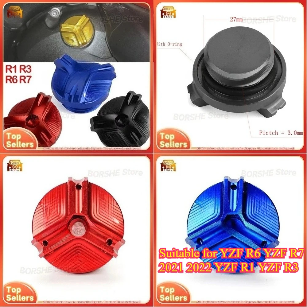 

Suitable for YZF R6 R7 2021 2022 YZF R1 R3 Oil Tank Cap