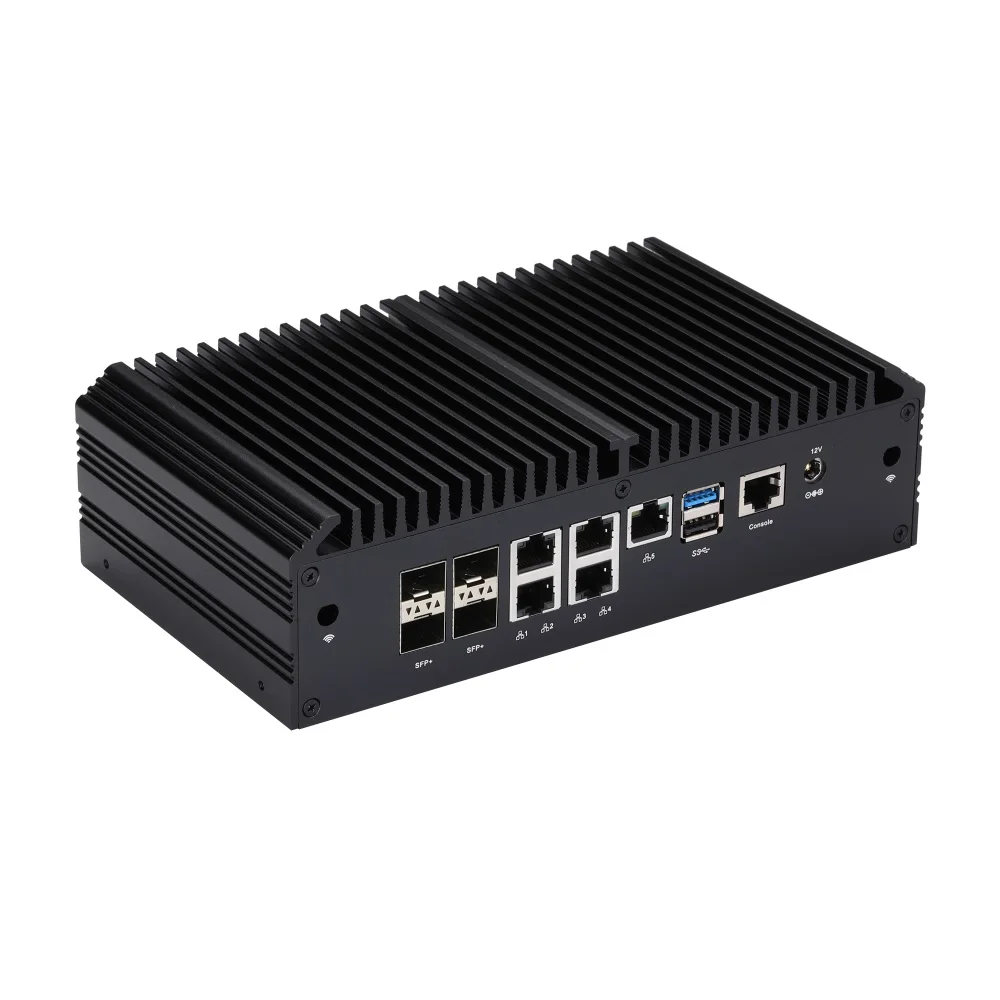 Мини-ПК Q20300G9-S10 Series CPU Atom C3558 C3758R C3808, 10G SFP +/2,5G LAN/консоль/VGA, Qotom Мини Сервер/маршрутизатор брандмауэр