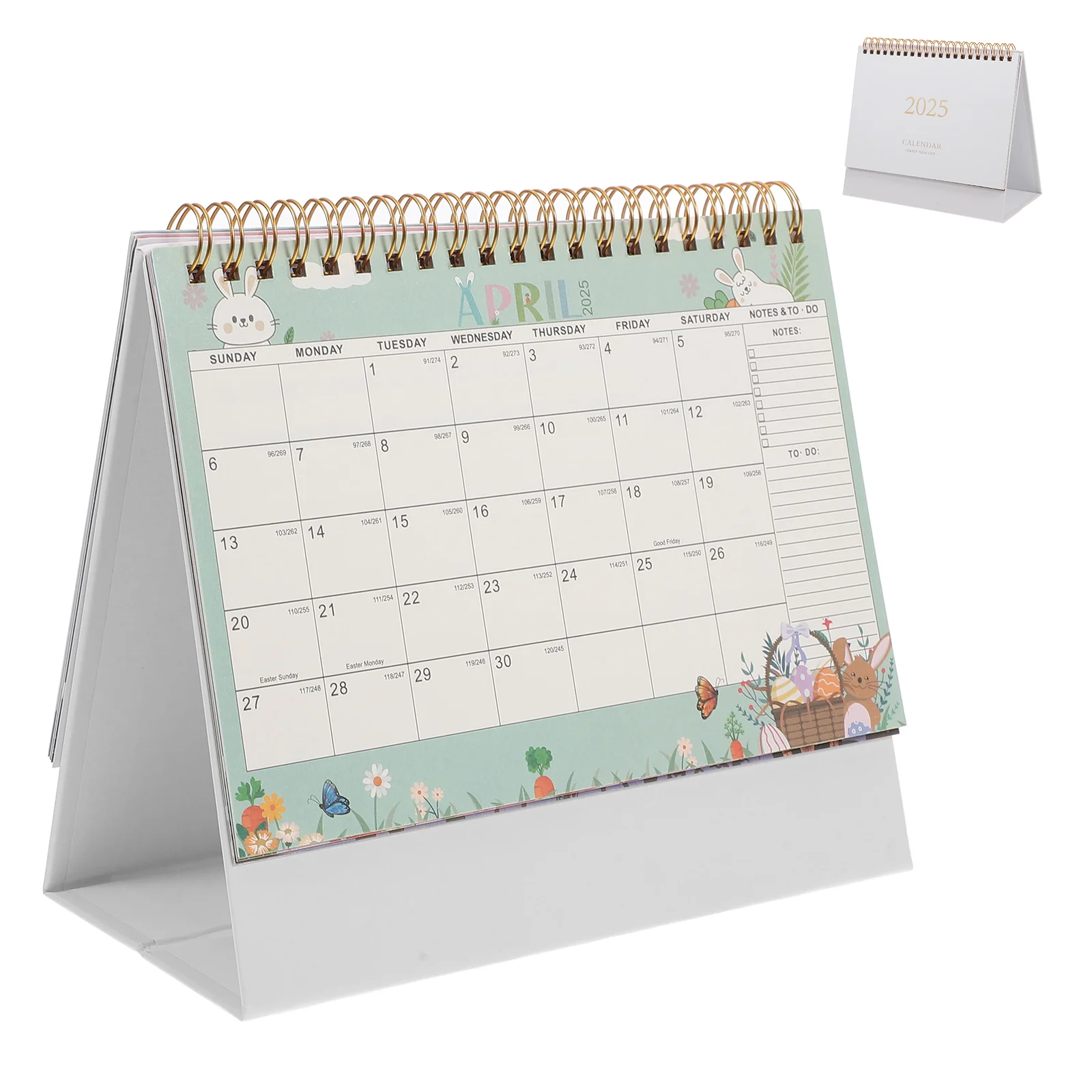 

2025 Calendar Desk Flip Chinese Lunar Year Office Small Retro Table