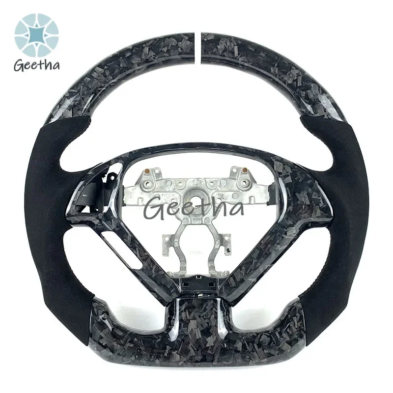 

2006-2014 for Infiniti G37 G25 G35 Q50 QX55 Q60 QX60 Q70 Customized Alcantara Forged Carbon Fiber Car Steering Wheel