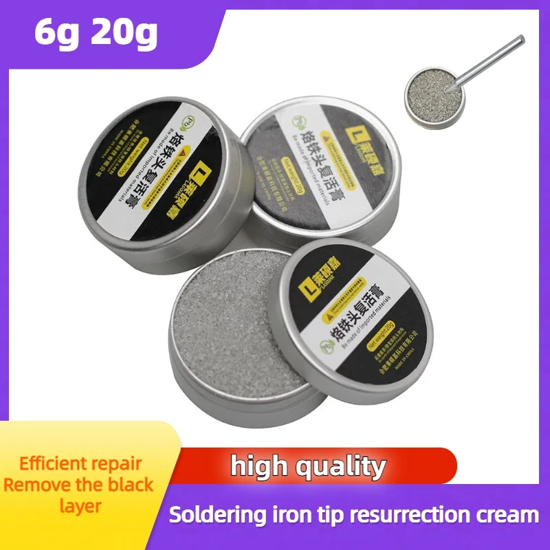 

6g/20g Oxidized Soldering Iron Tip Cream Non-stick Tin Cleaning Soldering Iron Cream Resurrection Professional Repair Tools