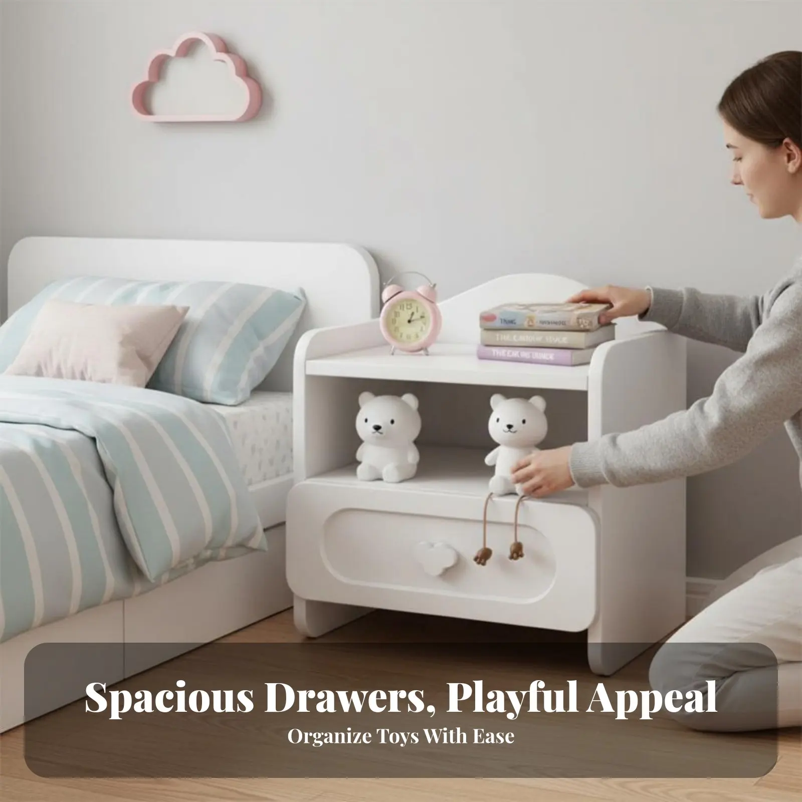 木製ベッド隙間埋め板、添い寝用連続接続マットレスエクステンダー、多機能、家族向け、ベッドサイドに簡単に設置可能