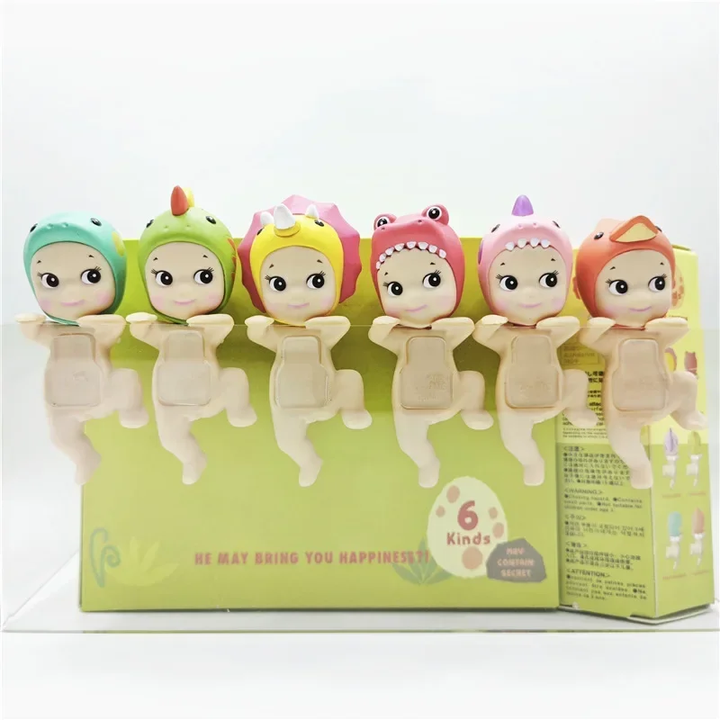 1Pc Dinosauro Casuale Serie Sonny Angel Hippers Cieco Scatola Carino Da Collezione Anime Figura Giocattolo Telefono Fascino Portachiavi Regalo per I Bambini