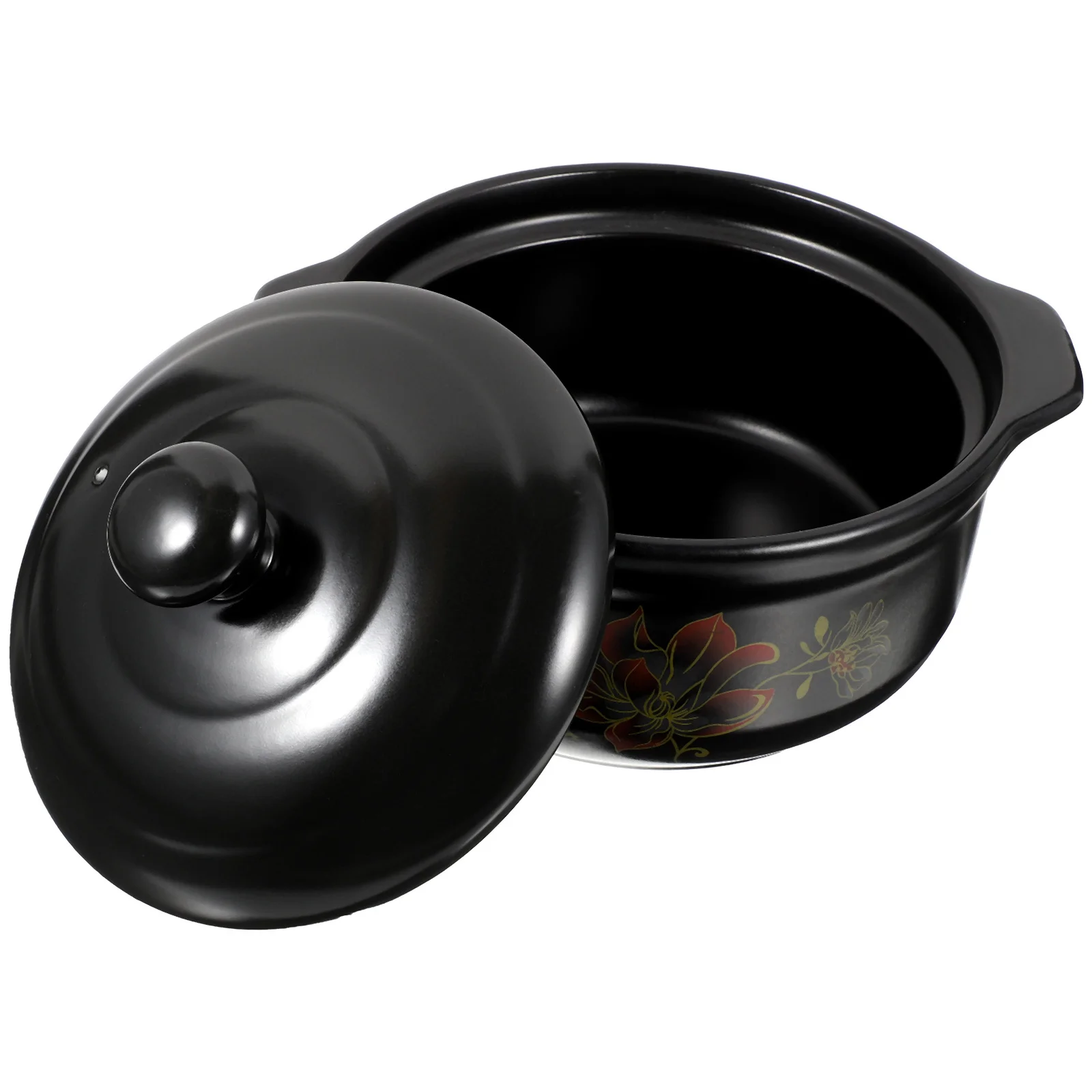 

Braised Chicken Casserole Gas Clay Pot Thick High-Temp Resistant Ceramic Soup Stewing Pot Kitchen Cookware for Chicken Soup Rice