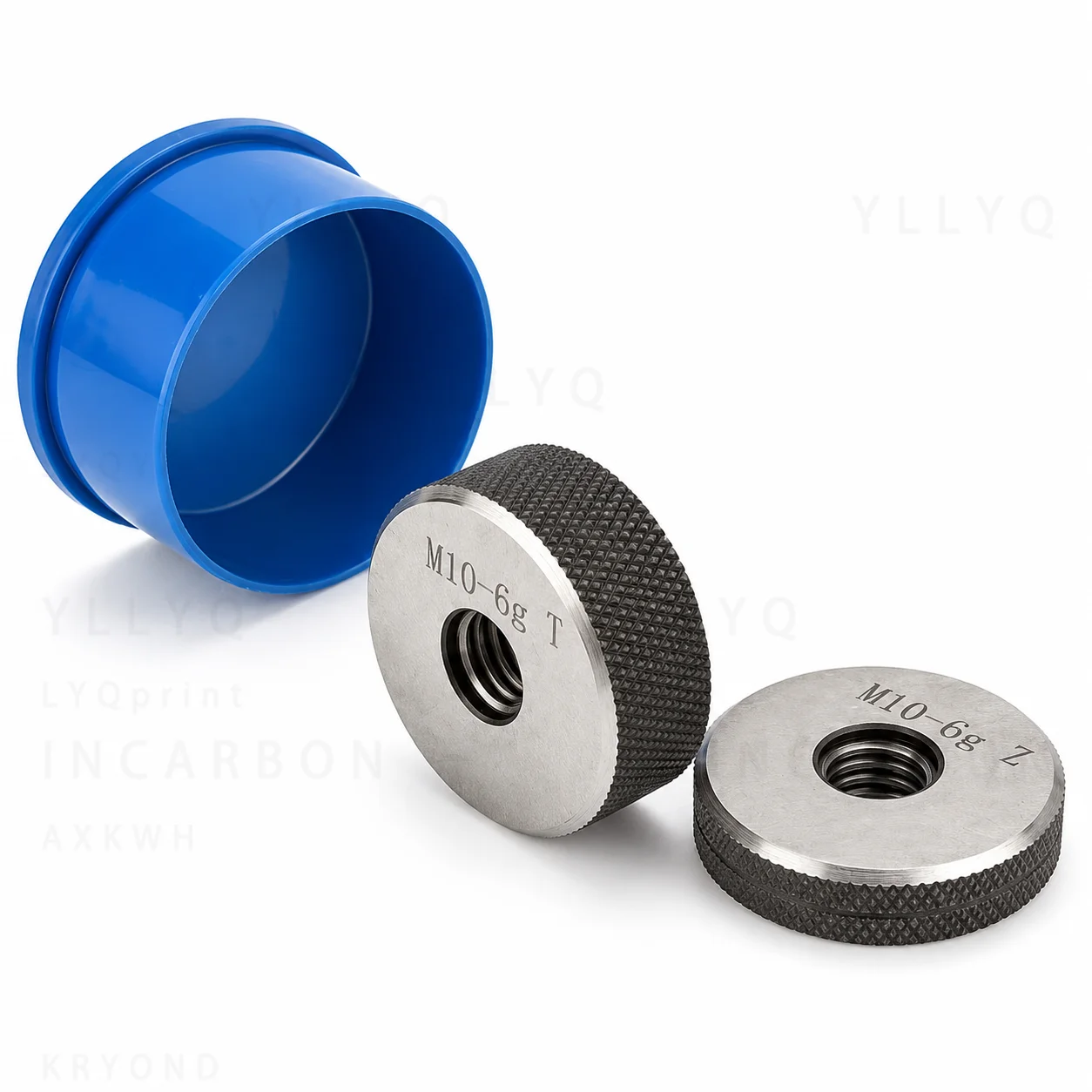 1SET GO/NO GO 6g Metric Fine Thread Ring Gauge M89-M105 X1/1.5/2/3/4/6 Precision Standard Measuring Tool
