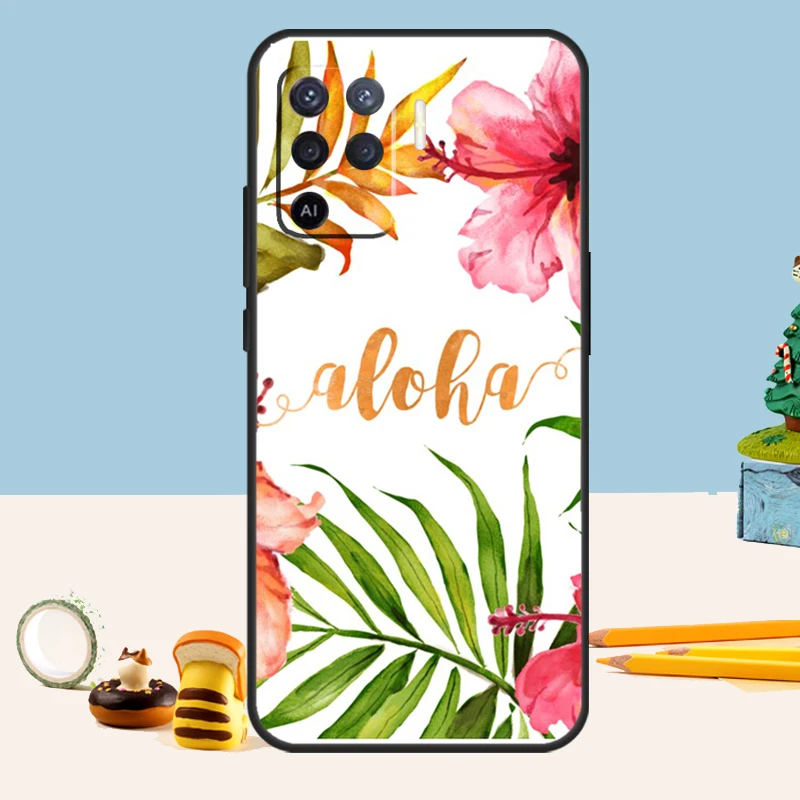 Hawaii Aloha For OPPO A74 A94 A54 A78 A98 A58 A96 A76 A16 A5 A9 A53 A15 A52 A72 A17 A57 A77 A54S Case