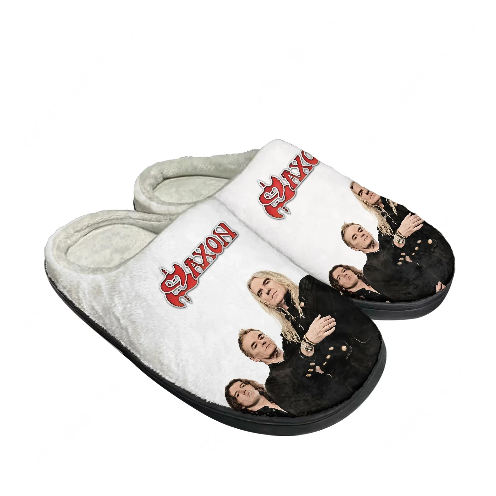 

Saxon Band Cotton Shoes Family Slippers Mens Womens Teenagers High Quality Plush Bedroom Casual Warm Shoe Custom Made Slipper