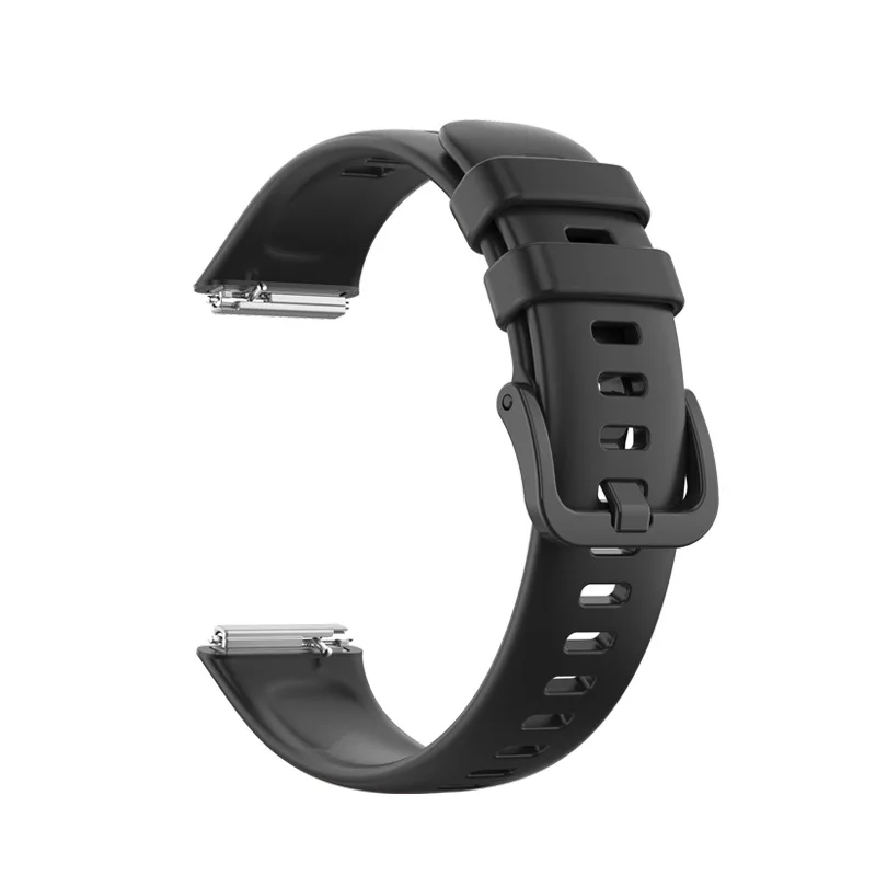 Pulseira de silicone para huawei band 7 esporte pulseira de relógio inteligente macio tpu pulseira de substituição para huawei band7