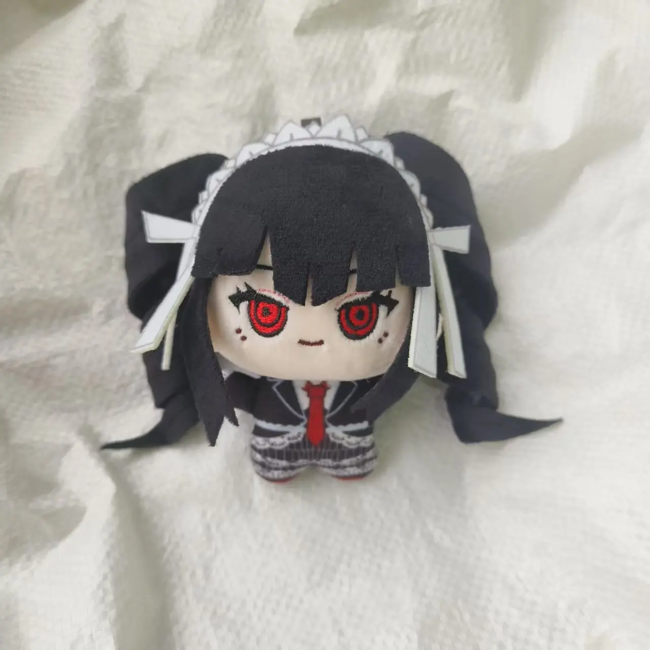 10cm Celestia Ludenberg Plushie Doll Anime yasuhiro taeko Cosplay Cotton Plush Doll Toys Pendants Keychain Birthday Xmas Gift - Image 4