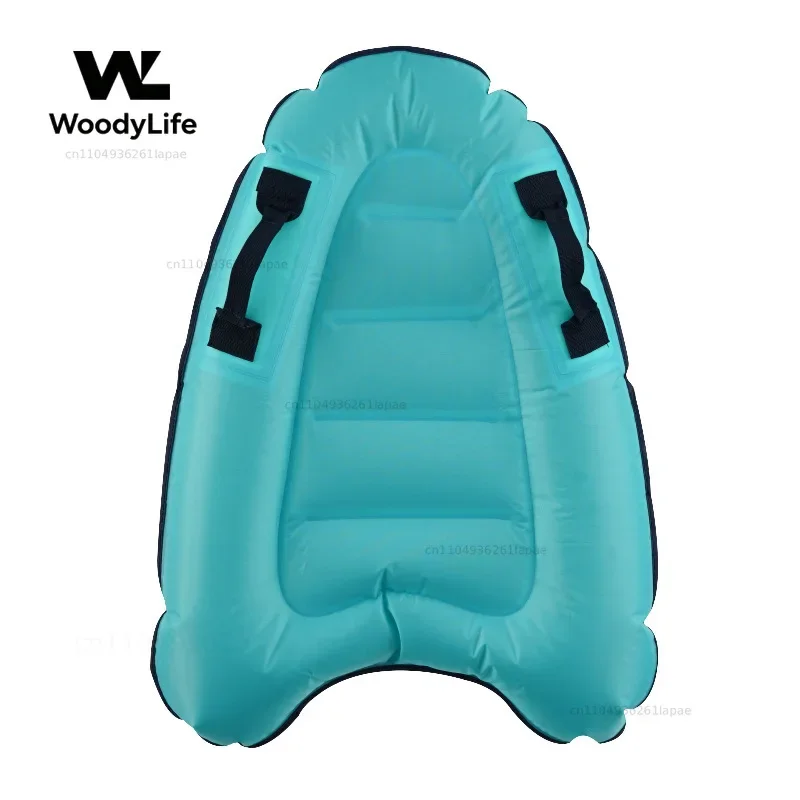 Outdoor Inflatable Surfboard Portable Planking Adult Children Learn To Swim Safe Light Kick Board Sea Surfing Water Ski Board
