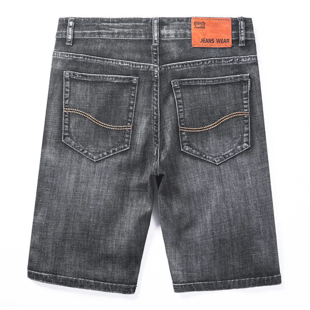 

Luxury Casual Denim Shorts for Summer 2023 Retro Fashion Korean Style Men's Jeans Oversize 40 Streetwear Straight Short Pants