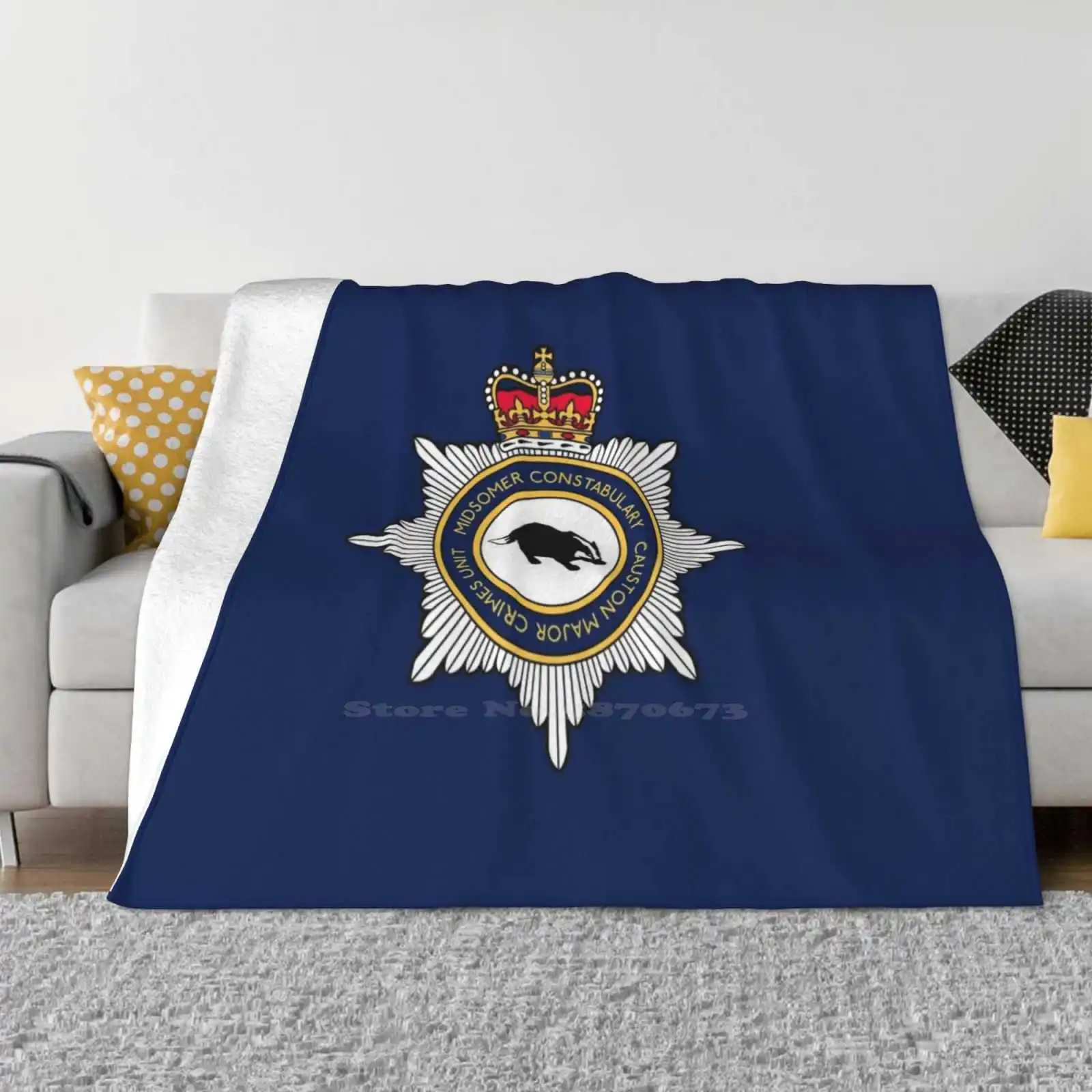 Midsomer Causton Major Crimes Unit Fashion Soft Warm Flannel Blanket Midsomer Murders Inspector Barnaby Major Crimes Drama Tv