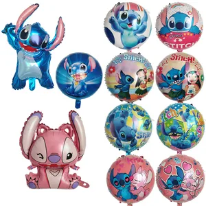 Disney-Lilo and Stitch Theme Birthday Party Balloon Decoration, Drawings, Helium Balloon, Baby Shower Supplies, Children Gifts Gifts 12 Main Sales Wedding Decoration - №1