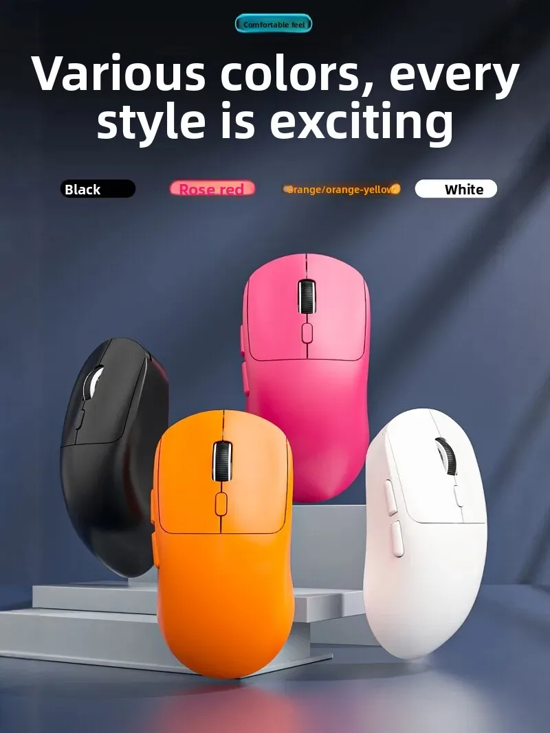 Best-Selling Mute Wireless Mouse Rechargeable Ergonomic Game Mouse Bluetooth Computer Game Mouse Office Compu Accessory Gift