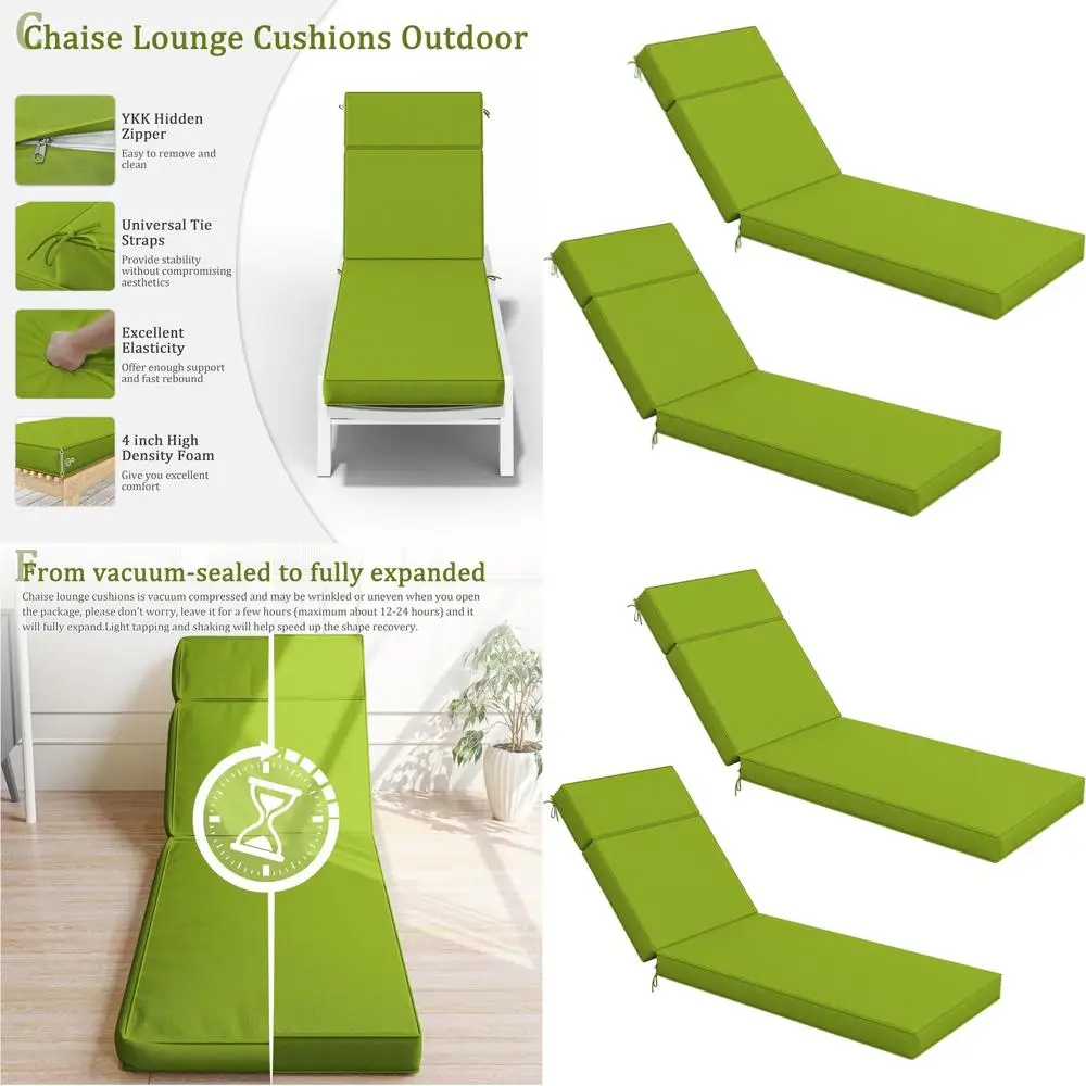 2 Pcs Chaise Lounge…