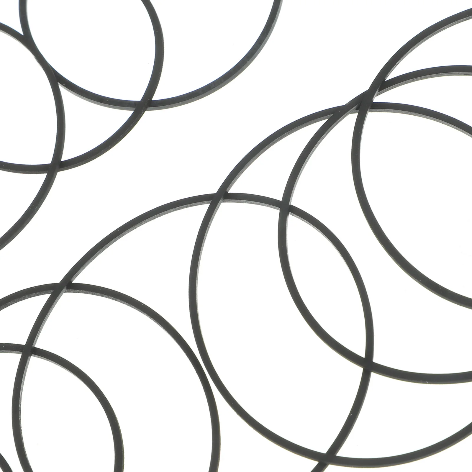 

40pcs Recorder Rubber Belts 1Mm Cassette Player Belts Replacement Durable For Cd Dvd Video Devices Maintenance