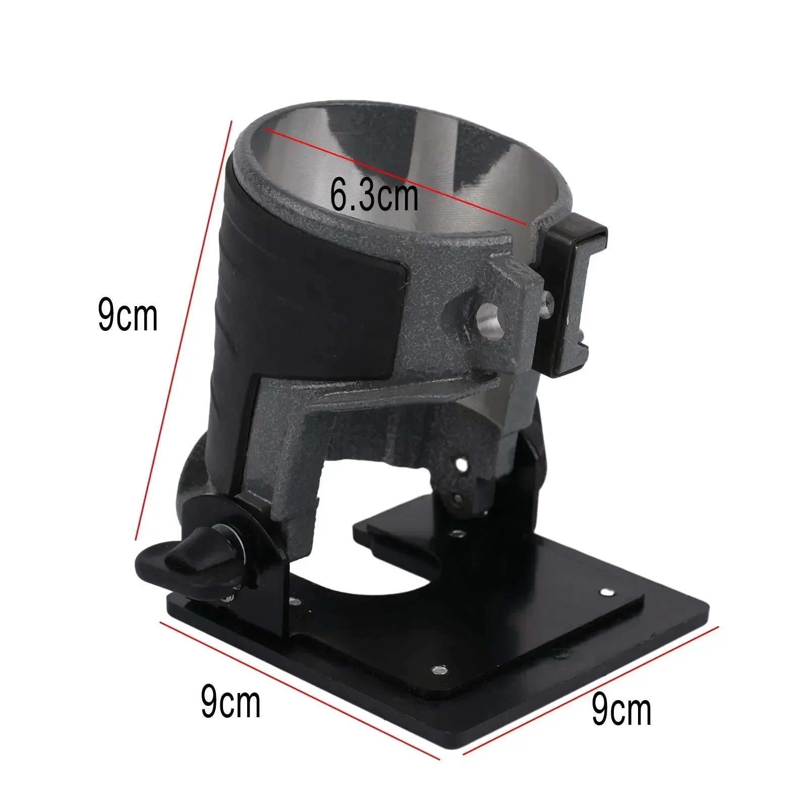 Electric Trimming Machine Base Adjustable Compact Router Tilt BaseTrim Laminates Power Tool Woodworking Handle Engraving Cutter