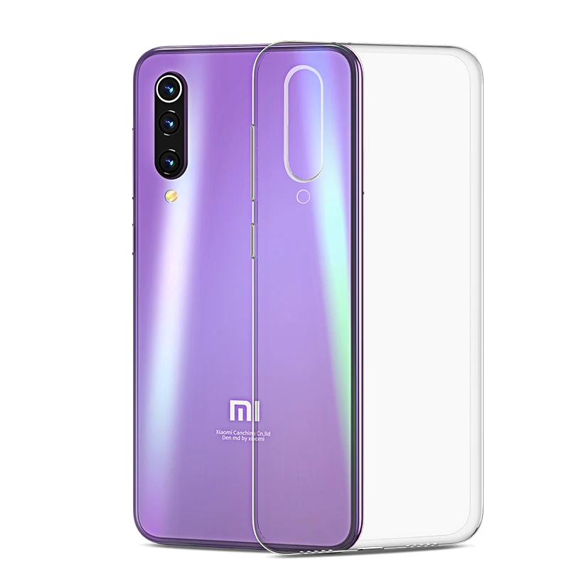 Capa de telefone macia de silicone transparente para xiaomi mi9 mi 9 9t 10 10t 10s 11 capa transparente transparente para mi a1 a2 a3 lite 6 8 9 se