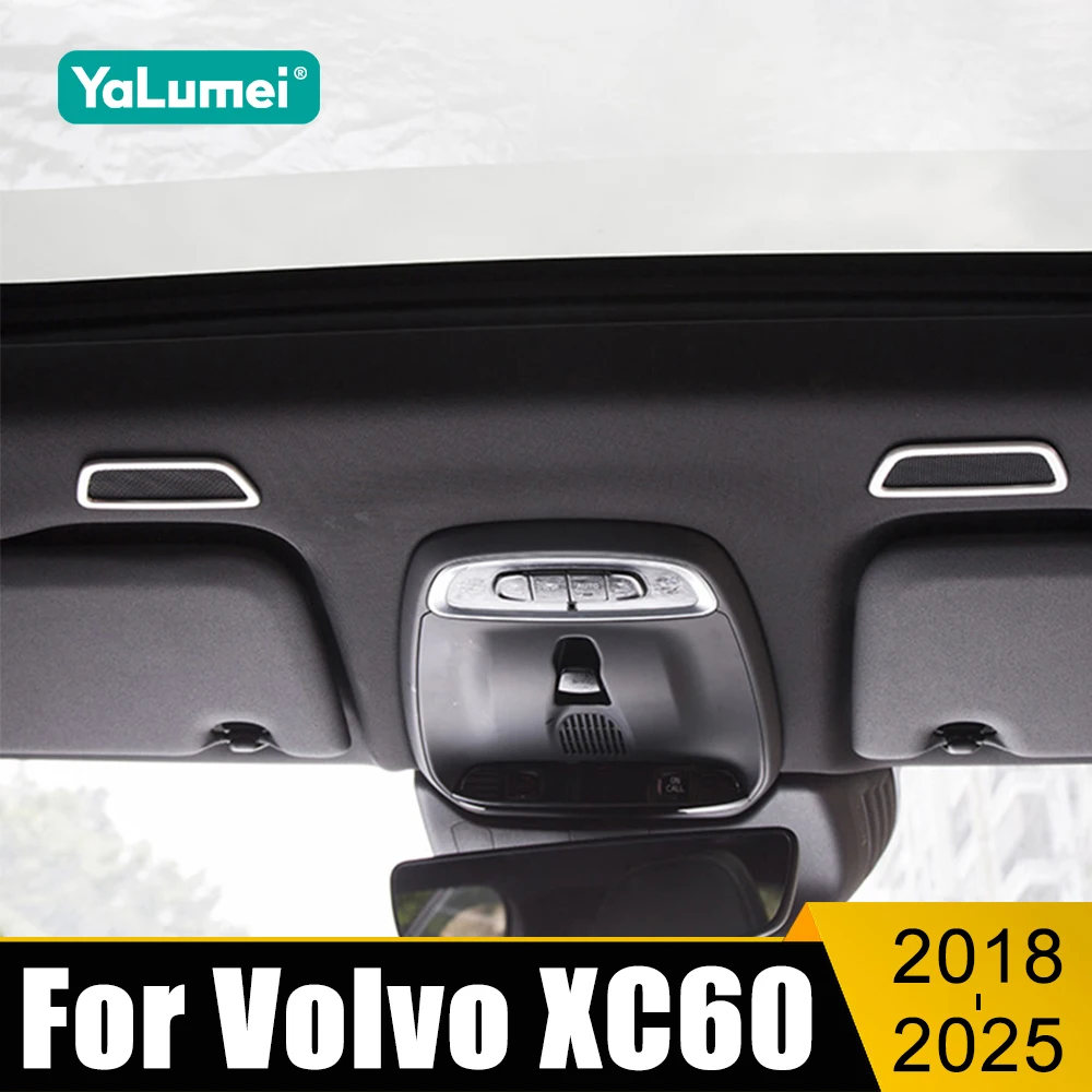 

For Volvo XC60 2018 2019 2020 2021 2022 2023 2024 2025 ABS Car Roof Sound Audio Tweeter Speaker Trim Cover Interior Accessories