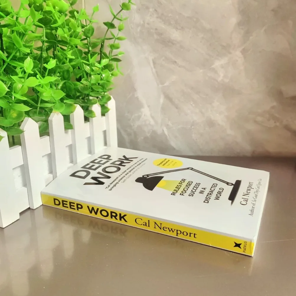 Cal Newport Deep Work Rules - Focus Success Guide for Leaders, 2025 Hardcover Motivation Book